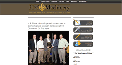Desktop Screenshot of hsmachinery.com