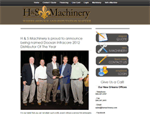 Tablet Screenshot of hsmachinery.com